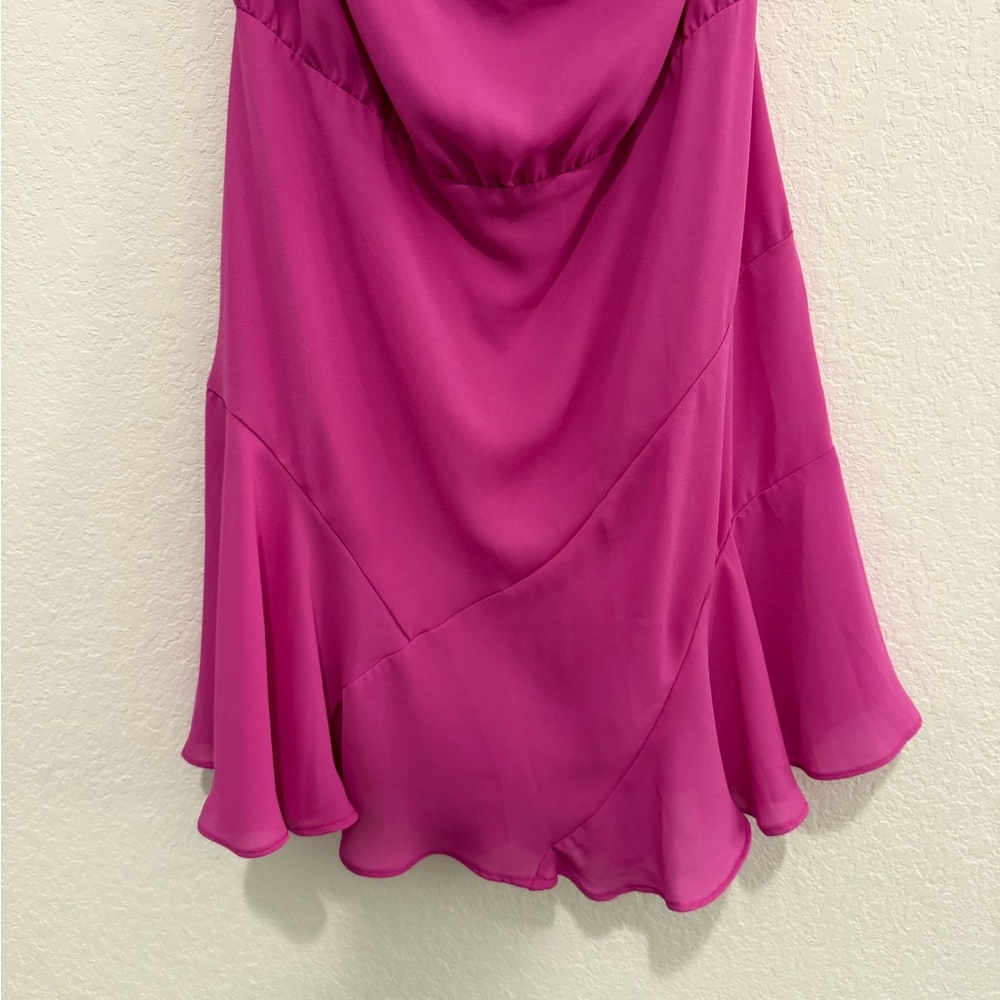 Krisa Strapless Mini Dress in Cocktail Pink NWT Medium - Picture 6 of 8